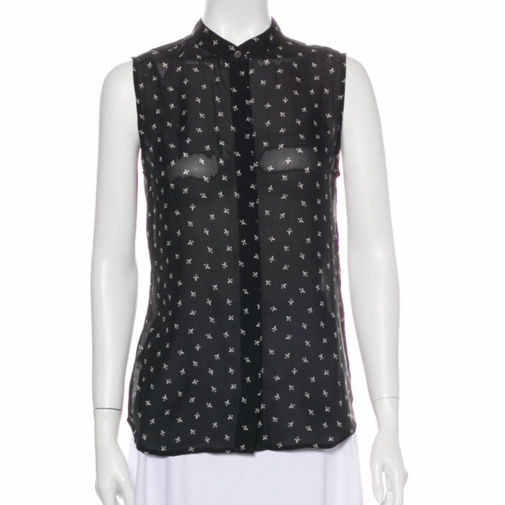 Equipment Silk Button-Up Top size XS